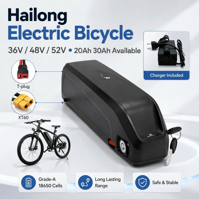 Batería Hailong Versátil, Mult - Ebike Battery 48V 20Ah Hailong reseña y precio